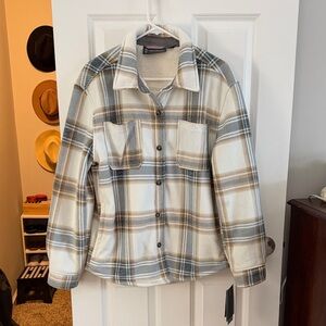 Free Country Plaid Jacket | Size Medium